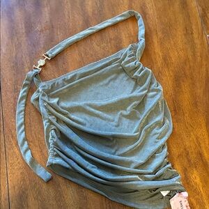 SHEIN Olive Green Casual Top